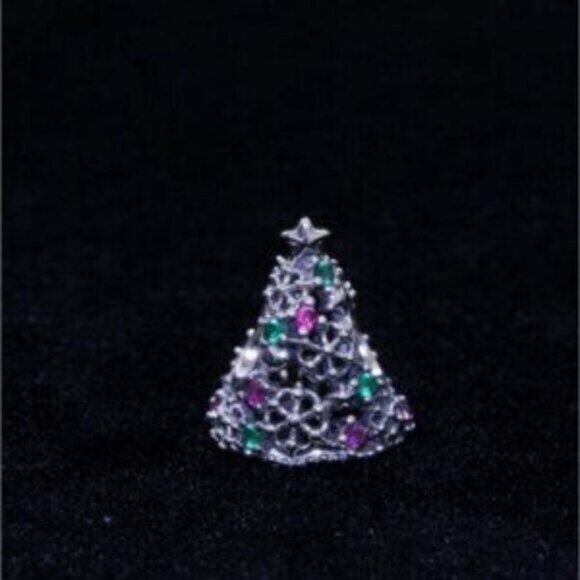✅NEW Pandora Glitter Christmas Tree Charm - Picture 2 of 5